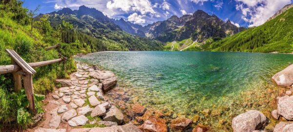Peinture murale Étang dans les Tatras