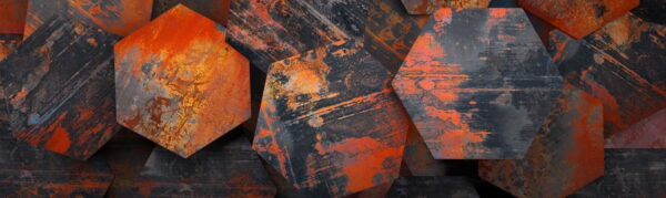 Papiers peints Hexagones 3D