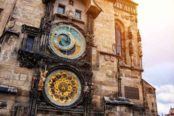 Peinture murale Horloge Célèbre