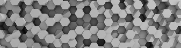 Papiers peints Hexagones 3D