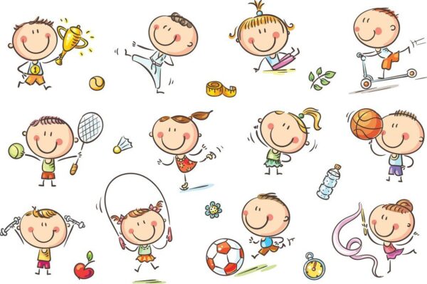 Peinture murale Sports Enfants