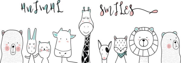 Peinture murale Sourires d'animaux