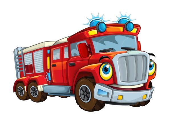 Poster XXL Camion de pompier