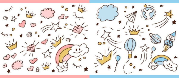 Peinture murale Fantaisie pour enfants