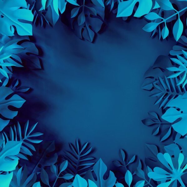 Peinture murale Feuilles tropicales