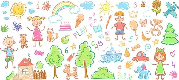 Peinture murale Fantaisie pour enfants