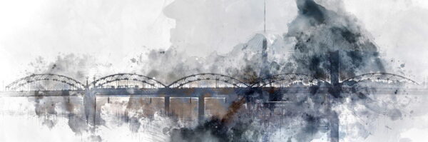 Poster XXL Pont de Riga