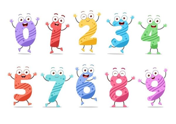 Poster XXL Chiffres heureux