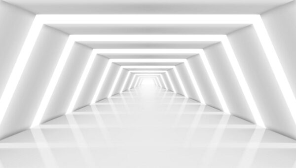 Peinture murale Couloir de Lumière
