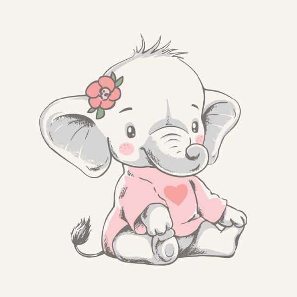 Poster XXL Bébé éléphant