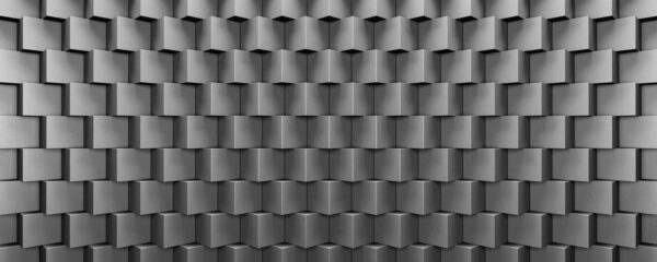Peinture murale Cubes gris