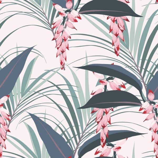 Peinture murale Fleur tropicale