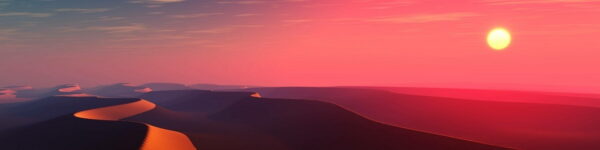 Peinture murale Coucher de soleil