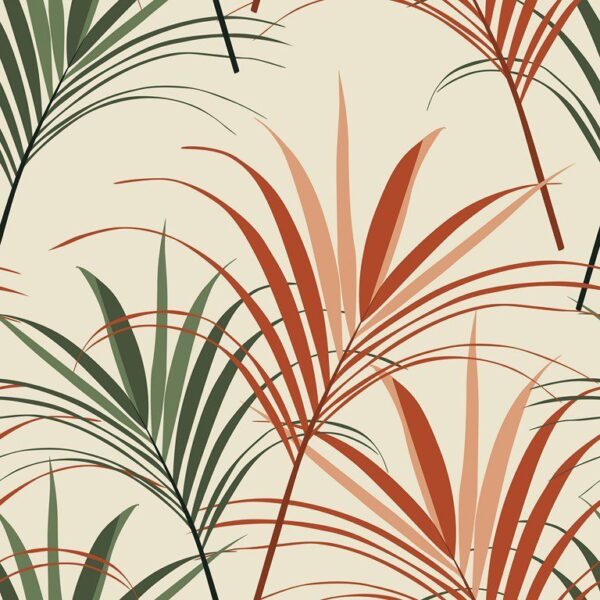 Sticker mural Feuilles tropicales