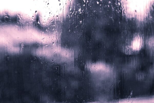 Peinture murale Gouttes de pluie