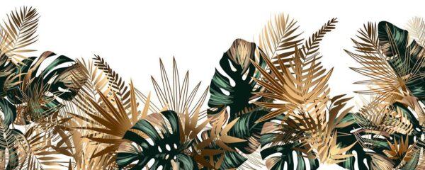 Poster XXL Jungle dorée