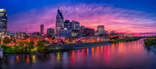 Poster XXL Nashville la nuit
