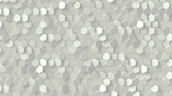 Peinture murale Géométrie blanche