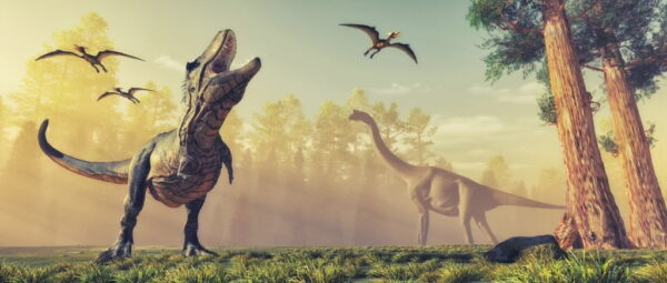 Peinture murale Dinosaures