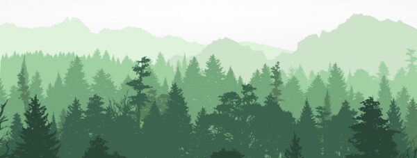 Peinture murale Montagnes pittoresques