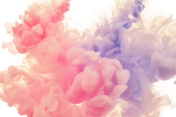 Peinture murale Fumée colorée