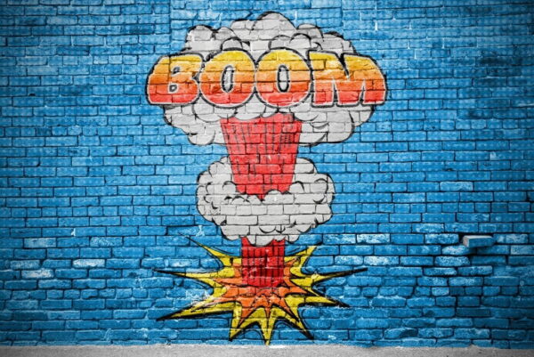 Poster XXL Boum ! explosion