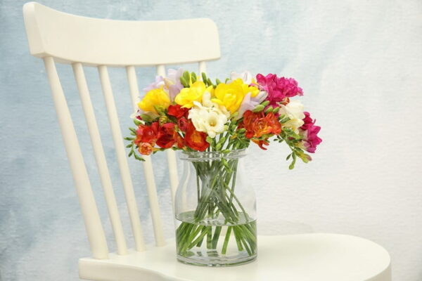 Peinture murale Fleurs lumineuses