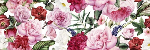 Peinture murale Fleurs féminines