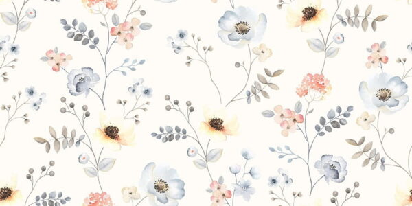 Papier peint fleur