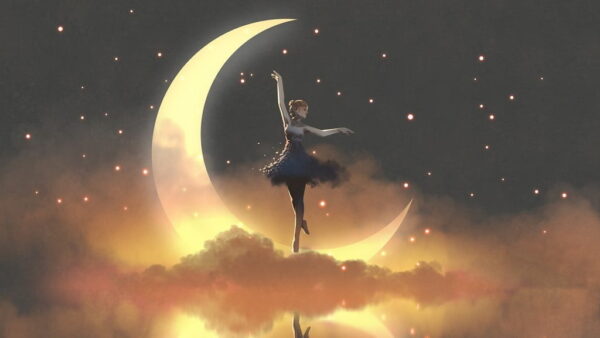 Peinture murale Ballerine