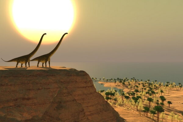 Peinture murale Dinosaures