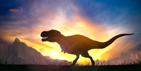 Peinture murale Dinosaure