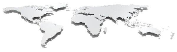Peinture murale Carte du monde 3D