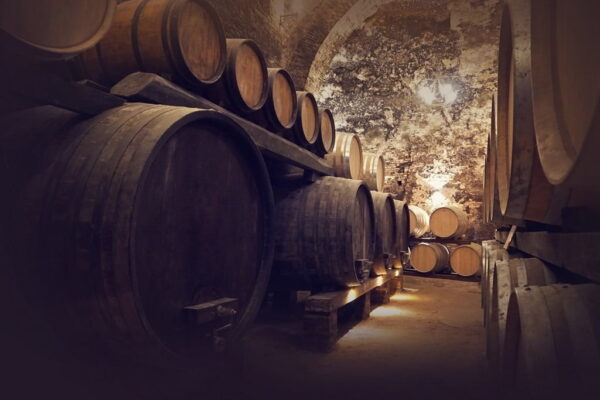 Poster XXL Tonneaux de vin