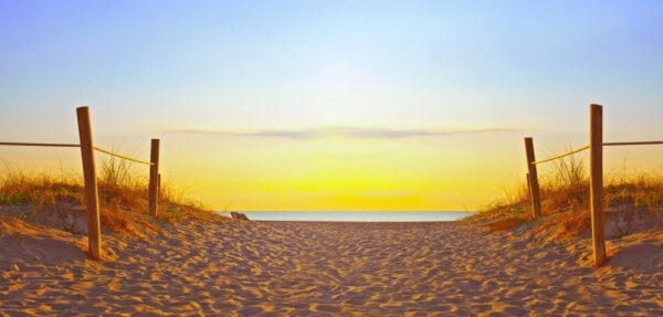 Peinture murale Vue sur la mer