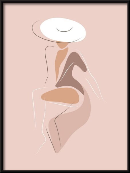 Femme au style linéaire – Image 2