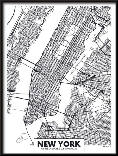 Carte de New-York