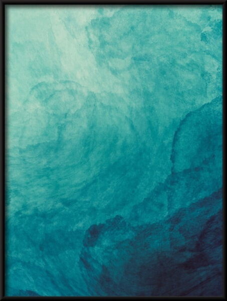 Affiche abstraite turquoise – Image 4