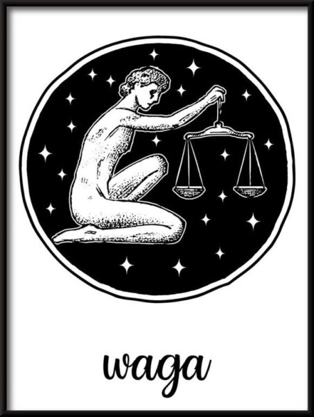 Signes du zodiaque-affiche Balance