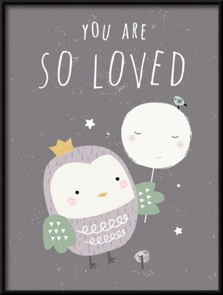 Affiche pour un enfant Hibou – Image 2