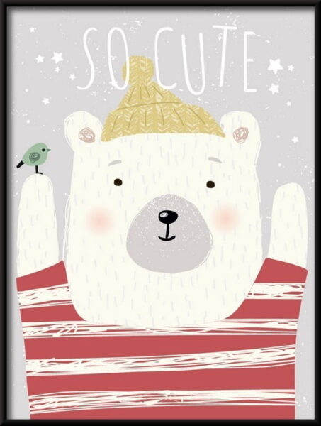 Affiche pour un enfant - So cute – Image 2