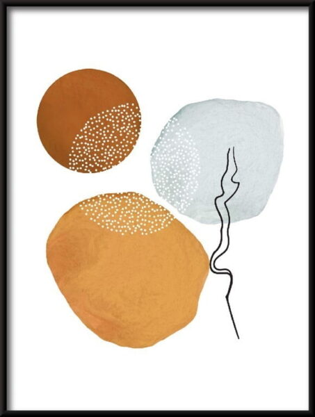 Affiche aquarelle abstraite 1