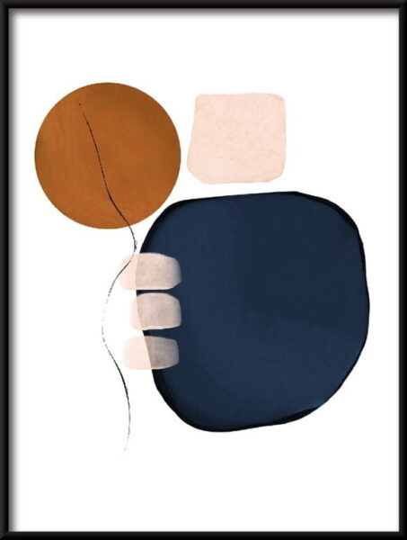 Affiche aquarelle abstraite 2