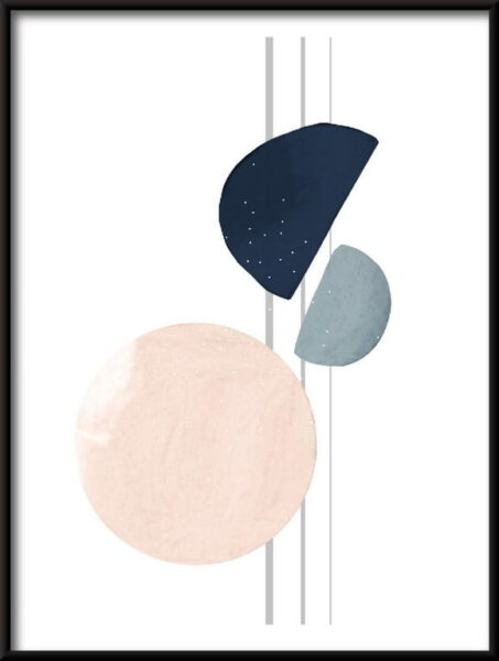Affiche aquarelle abstraite 3