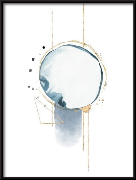 Affiche de motifs à l'aquarelle 2