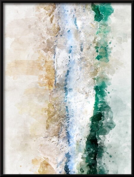 Vague abstraite Poster – Image 2