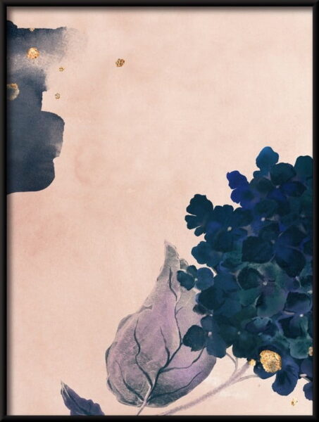 Hortensias aquarelles 1 Poster – Image 2