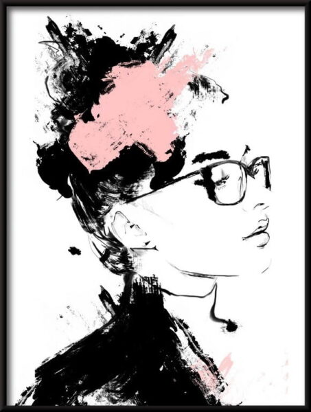 Affiche Portrait de femme