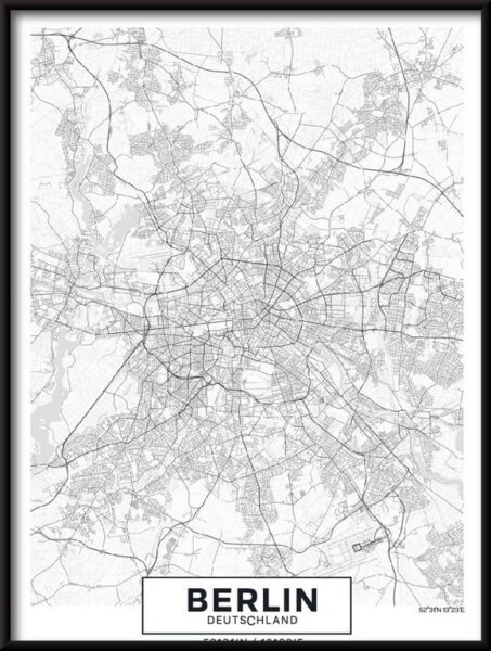 Carte de l'affiche de Berlin