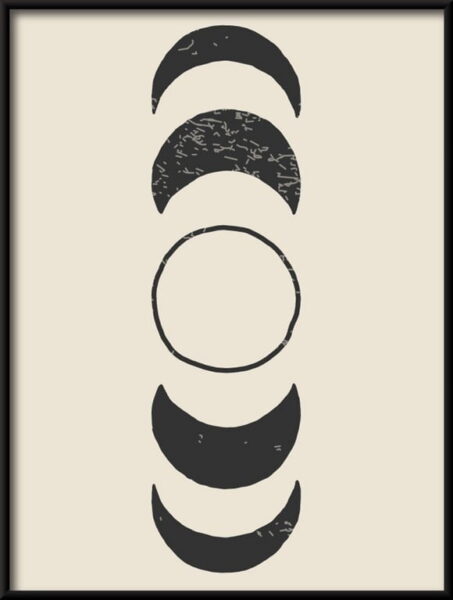 Affiche des phases de lune – Image 2